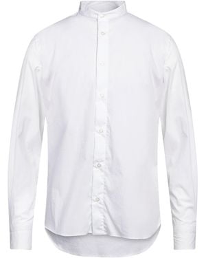 Giampaolo Shirt Cotton, Polyamide, Elastane - White