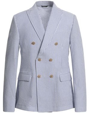 Daniele Alessandrini Blazer Polyester, Cotton - Blue