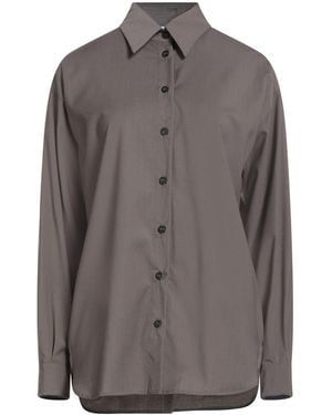 SKILLS & GENES Light Shirt Polyester, Viscose, Wool, Elastane - Gray