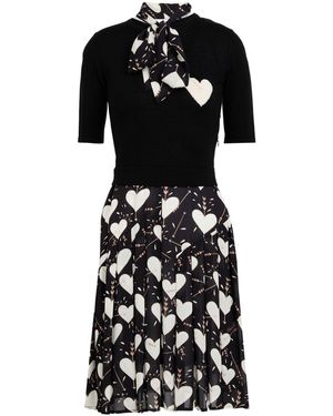 Elisabetta Franchi Midi Dress - Black