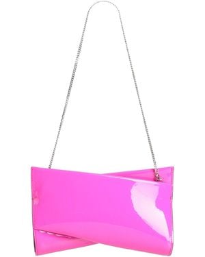 Christian Louboutin Fuchsia Shoulder Bag Leather - Pink