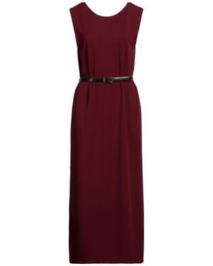 ViCOLO Burgundy Maxi Dress Polyester, Elastane - Purple