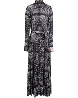 Golden Goose Charcoal Maxi Dress Viscose - Gray