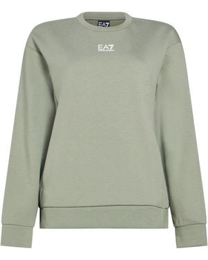 EA7 Sweatshirt Polyester, Cotton - Green