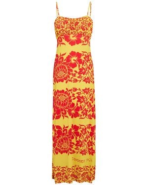 Beatrice B. Maxi Dress Polyester, Elastane - White