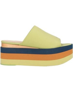 Paloma Barceló Alice Sandals Leather - Green