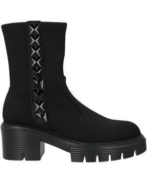 Jeannot Ankle Boots Leather, Textile Fibers - Black