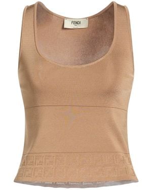 Fendi Tank Top - Natural