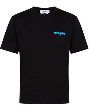 MSGM Camiseta - Negro