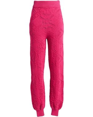 Gcds Fuchsia Pants Cotton, Elastane - Pink
