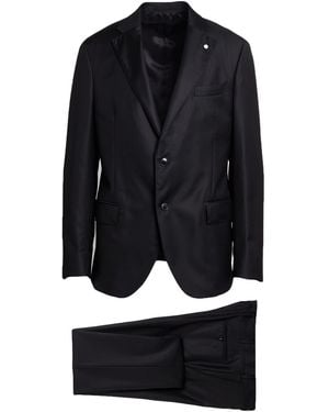 Luigi Bianchi Suit Virgin Wool - Black