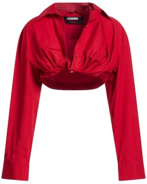 Jacquemus Shirt Cotton - Red