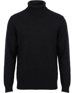 Seven Gauge Turtleneck Wool - Blue