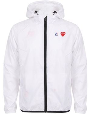 COMME DES GARCONS PLAY X K-WAY Jacket - White