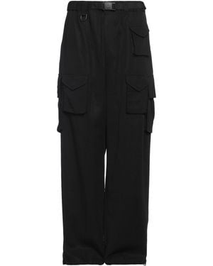 Y-3 Trousers Lyocell, Polyamide - Black