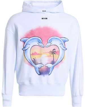 MSGM Sweatshirt Cotton - White