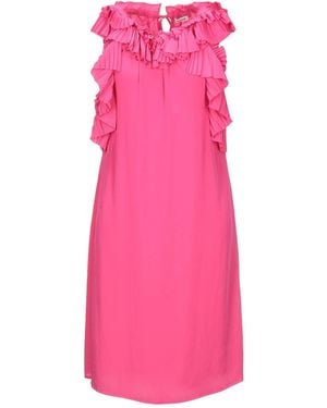 P.A.R.O.S.H. Midi Dress - Pink