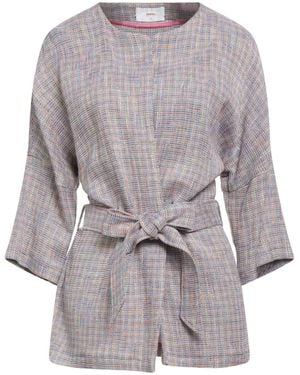 Her. Jacket Viscose, Metallic Fibre, Elastane - Grey