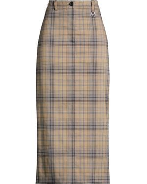 Low Classic Midi Skirts - Natural