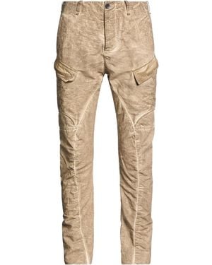 Masnada Khaki Trousers Cotton - Natural