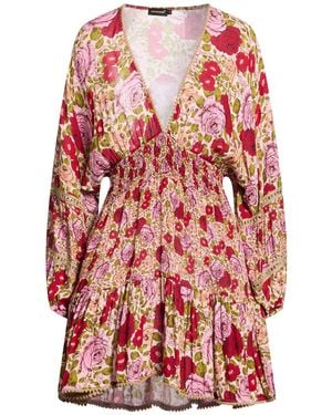 Miss Bikini Mini Dress Viscose - Red