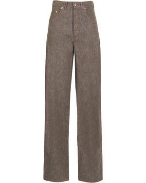 FEDERICO CINA Khaki Jeans Cotton - Gray