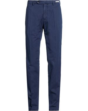 L.B.M. 1911 Trousers Cotton, Linen, Elastane - Blue