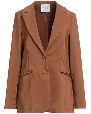 CROCHÈ Blazer - Marrone