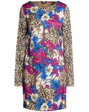 Just Cavalli Mini Dress Polyester - White