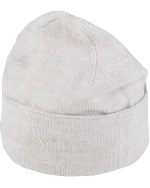Lanvin Sand Hat Wool - White