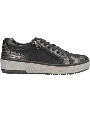Nero Giardini Charcoal Sneakers Leather - Gray