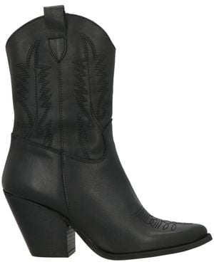 Nila & Nila Botines de caña alta - Negro