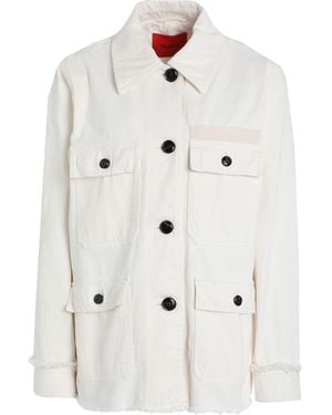 MAX&Co. Denim Outerwear - White