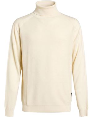 Gazzarrini Ivory Turtleneck Polyester, Acrylic, Nylon, Merino Wool - White
