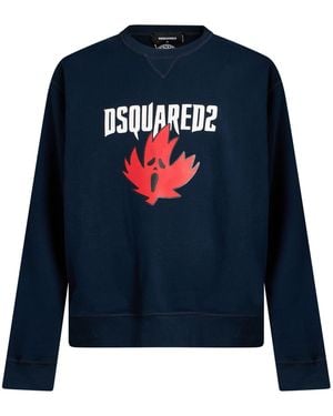 DSquared² Sweatshirt Cotton - Blue