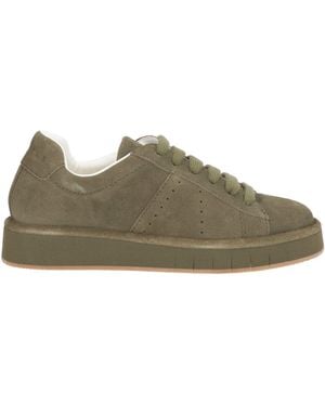 Palomitas By Paloma Barcelo' Chris Military Trainers Leather - Green