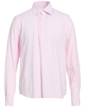 Ghirardelli Shirt Linen, Cotton - Pink