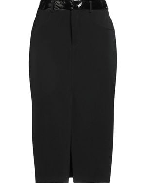 Liu Jo Midi Skirt Polyester, Elastane - Black