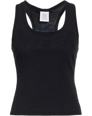 Vetements Tank Top - Black