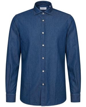 Boglioli Denim Shirts - Blue