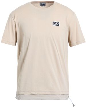 EA7 T-Shirts - Natural