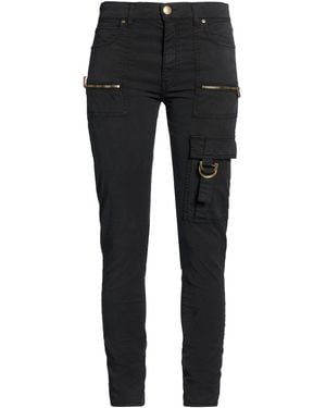 Pinko Pants Lyocell, Cotton, Elastane - Black
