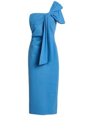 La Petite Robe Di Chiara Boni Vestido Midi - Azul