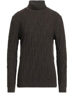 Les Copains Military Turtleneck Cotton, Wool, Viscose, Polyamide - Black