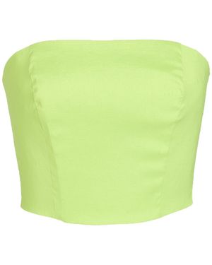 Hanita H Couture Top Polyester, Nylon, Elastane - Green