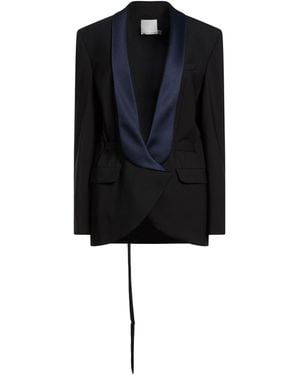 Christopher Esber Blazer Wool, Elastane - Black