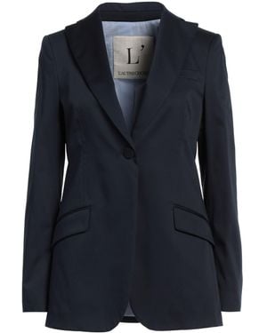 L'Autre Chose Blazer Cotton, Elastane - Blue