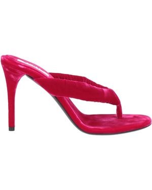 Alaïa Sandalias De Dedo - Rosa