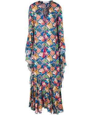 CONNOR & BLAKE Maxi Dress Polyester - Blue