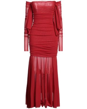 Philosophy Di Lorenzo Serafini Vestito Midi - Rosso